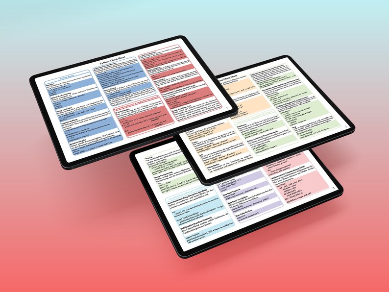 Python Cheat Sheet Deutsch Beispiel