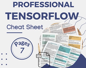 TensorFlow Cheat Sheet - Deep Learning & Keras Guide PDF