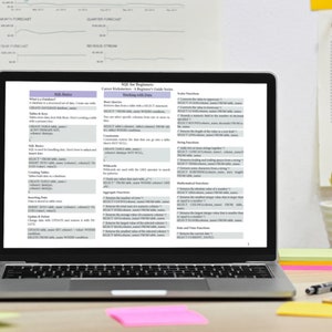 The best SQL Cheat Sheet! Beginner friendly SQL Sheet.