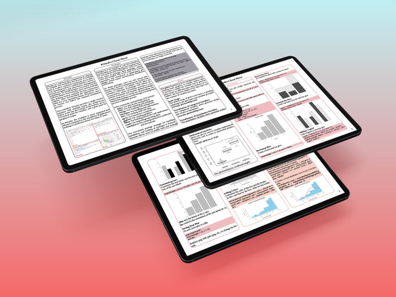 R and Rstudio Cheat Sheet - Learn R Programming Basics Rstudio Commands ...