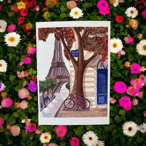 AQUARELLE VILLE PARIS