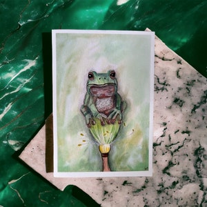 AQUARELLE GRENOUILLE