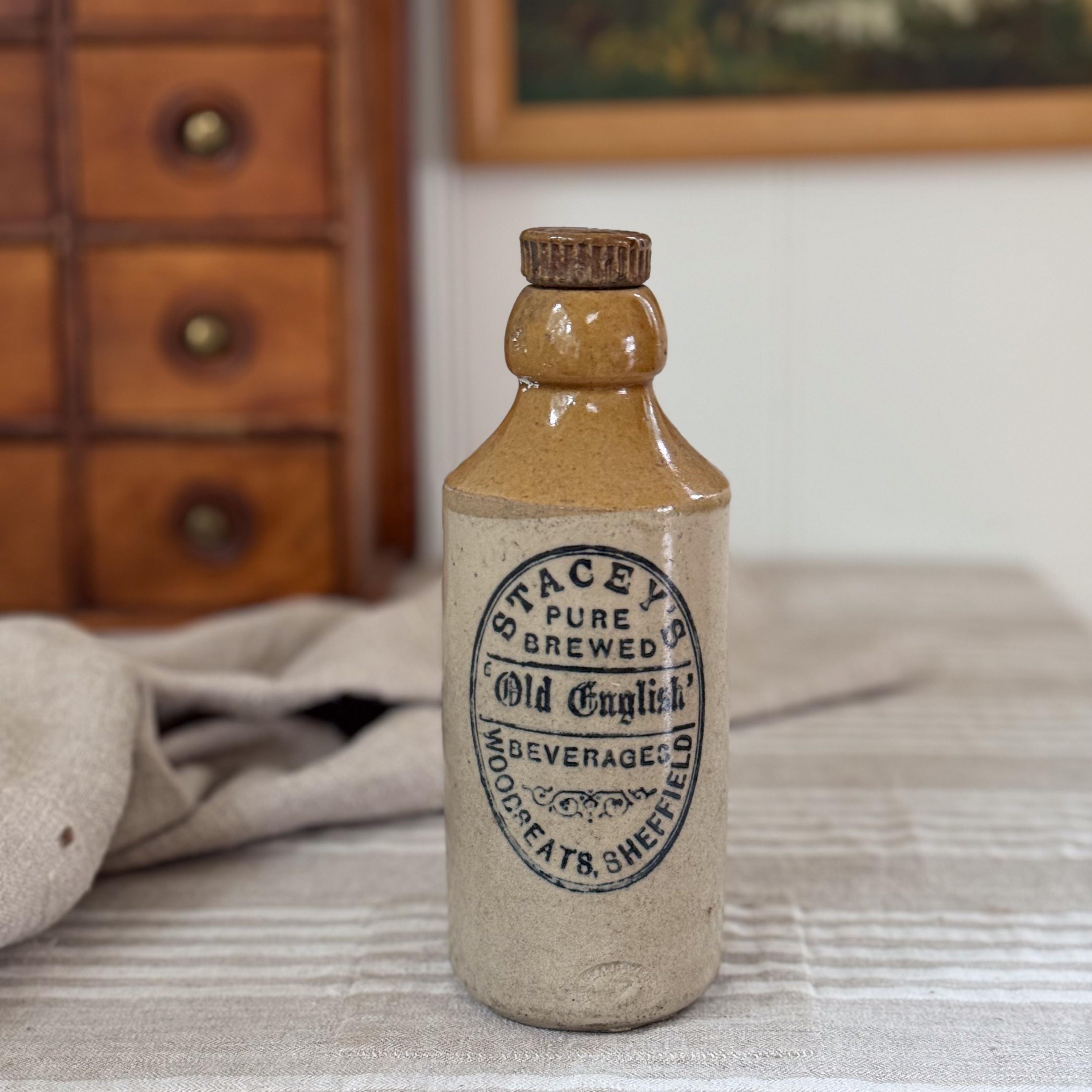 English Stoneware Beer Bottles - Etsy