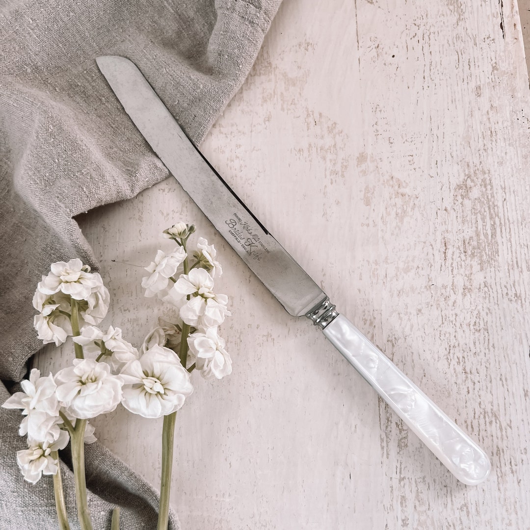 Wedding Cake Knife Vintage Brides Knife Wedding Gift Kirk &amp; Matz ...