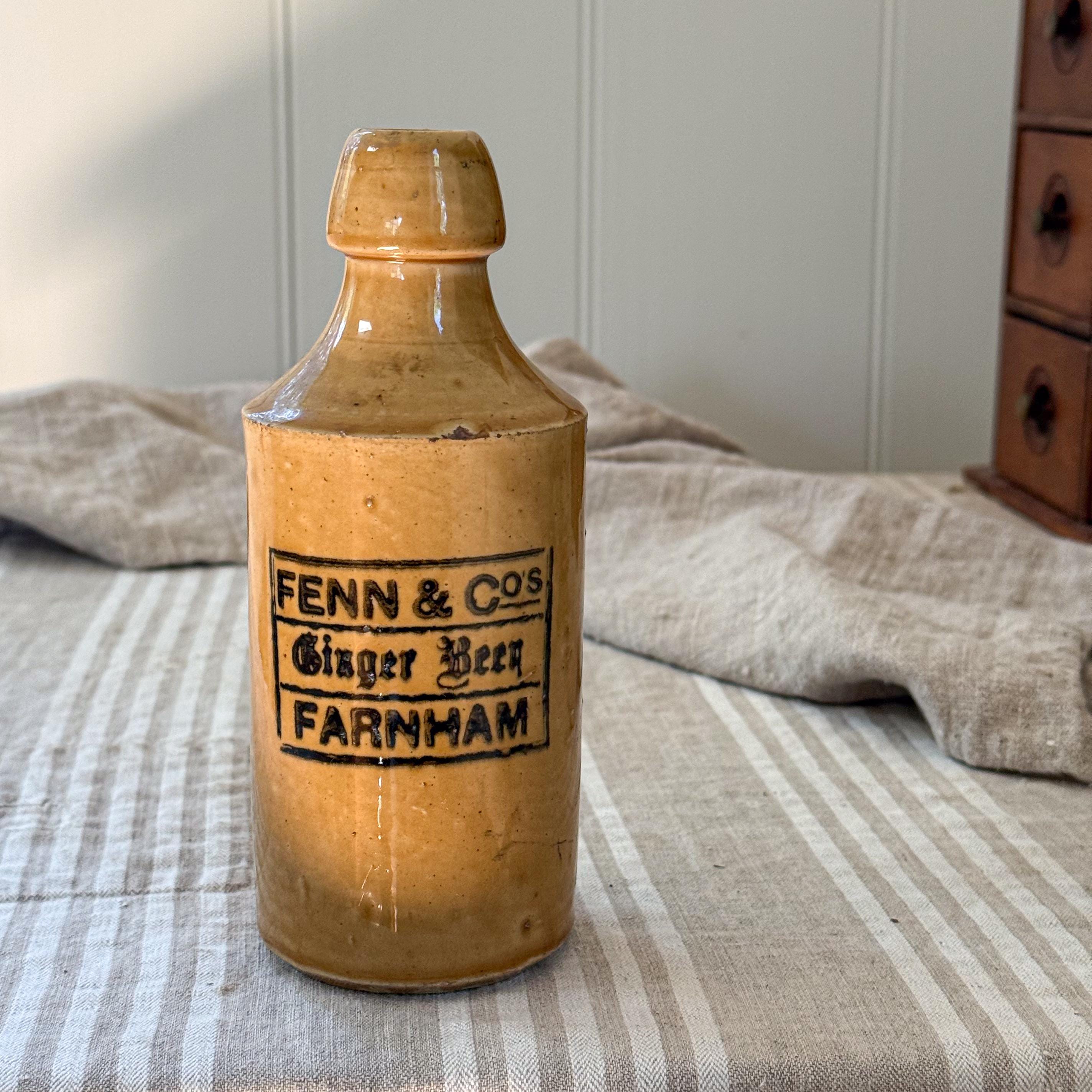ヴィクトリア朝時代　ジンジャービアストーンウェア　　イングランド　アンティーク Ginger Beer Bottles England - Etsy