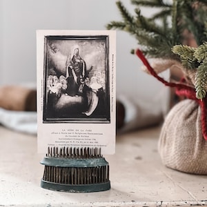 YOUR CHOICE Metal Spike Flower Frogs | Floral Arrangements | Flower Arranging Vase Insert | Card Holders | Photo Holders | Holiday Decor