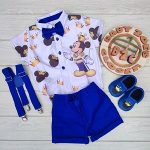 Mickey Mouse custom outfit / Mickey mouse custom shirt / Mickey Mouse birthday outfit / Mickey mouse personalized birthday outfit