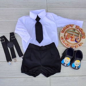 Baby Boss custom outfit / Baby Boss shoes / Baby Boss outfit / Baby Boss personalized birthday outfit