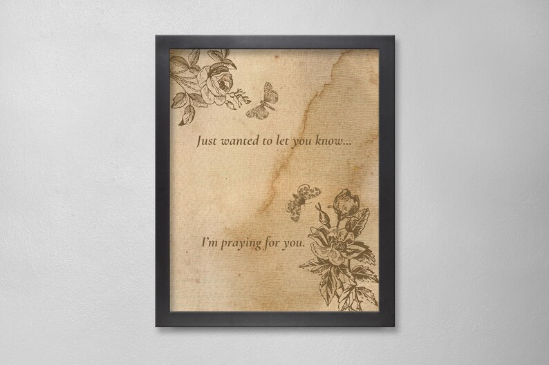 Instant Download | Printable I'm Praying for You Artwork | 5x7 | 8x10 ...