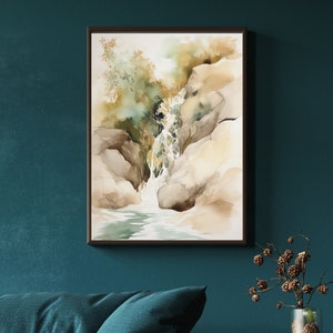 Wall Art, Abstract Wall Art, Printable Wall Art, Watercolour Print, Home Decor, Digital Download, Print 36