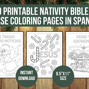 Natividad Para Colorear En Español, Escritura Bíblica De Navidad Para Niños, Historia De Navidad Preescolar, Actividad De La Iglesia Del Niño Jesús En Español