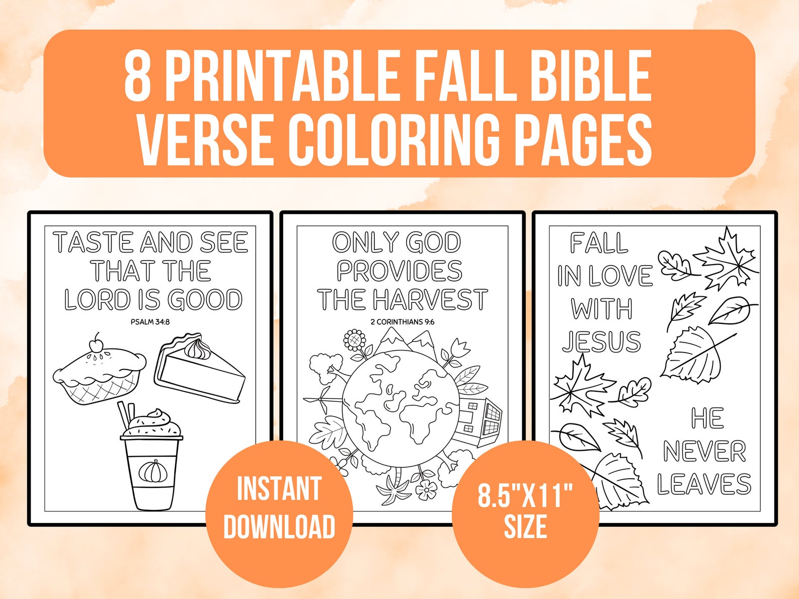 Fall Sunday School Coloring Pages, Preschool Bible Verses, Thanksgiving ...