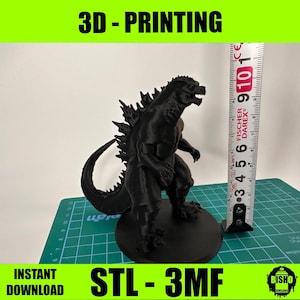 GODZILLA digital STL for 3D printing, figure for collections