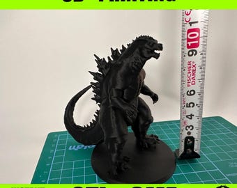 GODZILLA digital STL for printing 3D, figure for collections