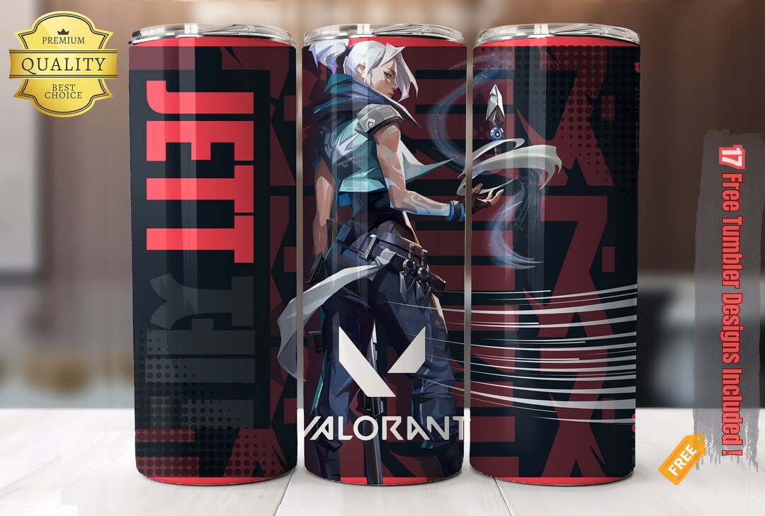 Valorant Jett Tumbler Wrap Jett Valorant Sublimation Designs Etsy