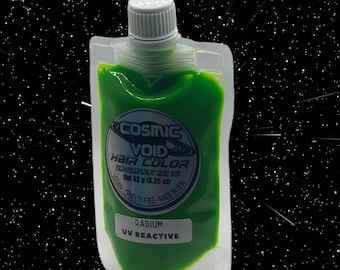R@DIUM Yellow Green UV Reactive Semi Permanent Hair Dye