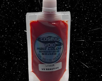 LITHIUM Red Orange UV Reactive Semi Permanent Hair Dye
