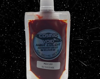 MERCURY RETROGRADE Red Orange Semi Permanent Hair Dye