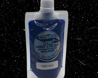 STARRY NIGHT Cool Blue Semi Permanent Hair Dye