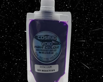 POTASSIUM Hot Purple UV Reactive Semi Permanent Hair Dye