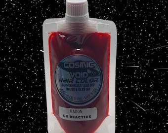 RADON Hot Red UV Reactive Semi Permanent Hair Dye