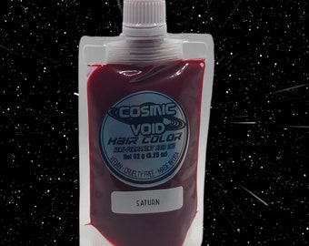 SATURN  Red Violet UV Reactive Semi Permanent Hair Dye