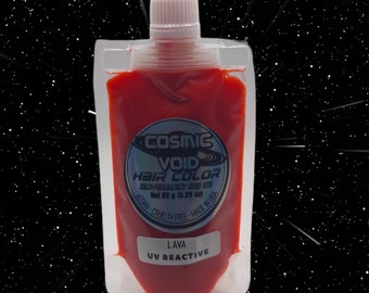 LAVA Hot Peach UV Reactive Semi Permanent Hair Dye