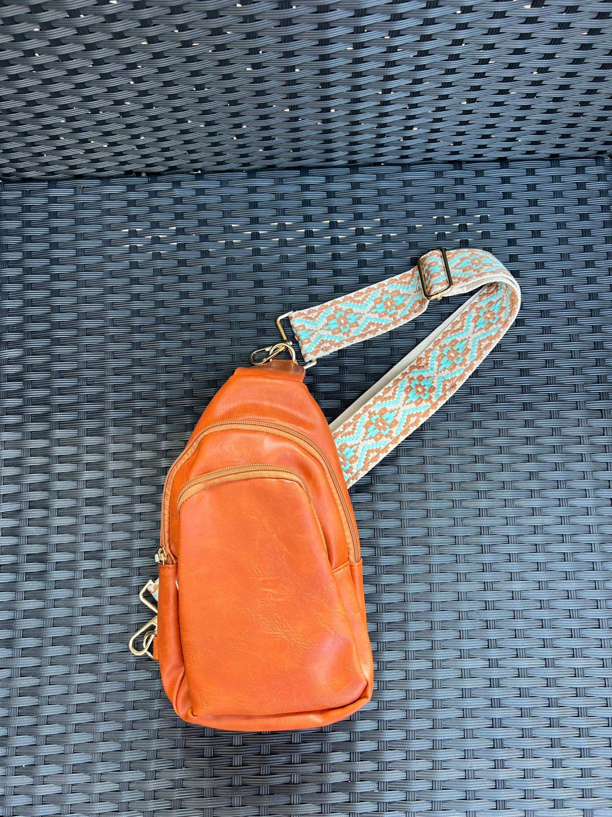 Vegan Leather Crossbody Sling Bag Etsy