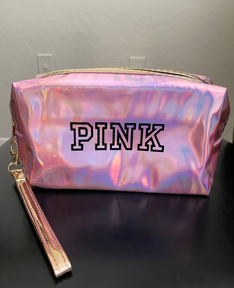 Holographic Makeup Bag Etsy
