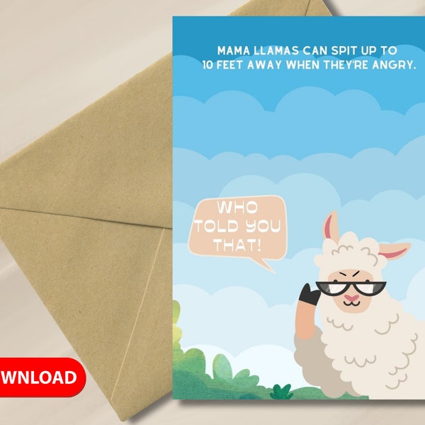 Funny Mothers Day Card - Etsy