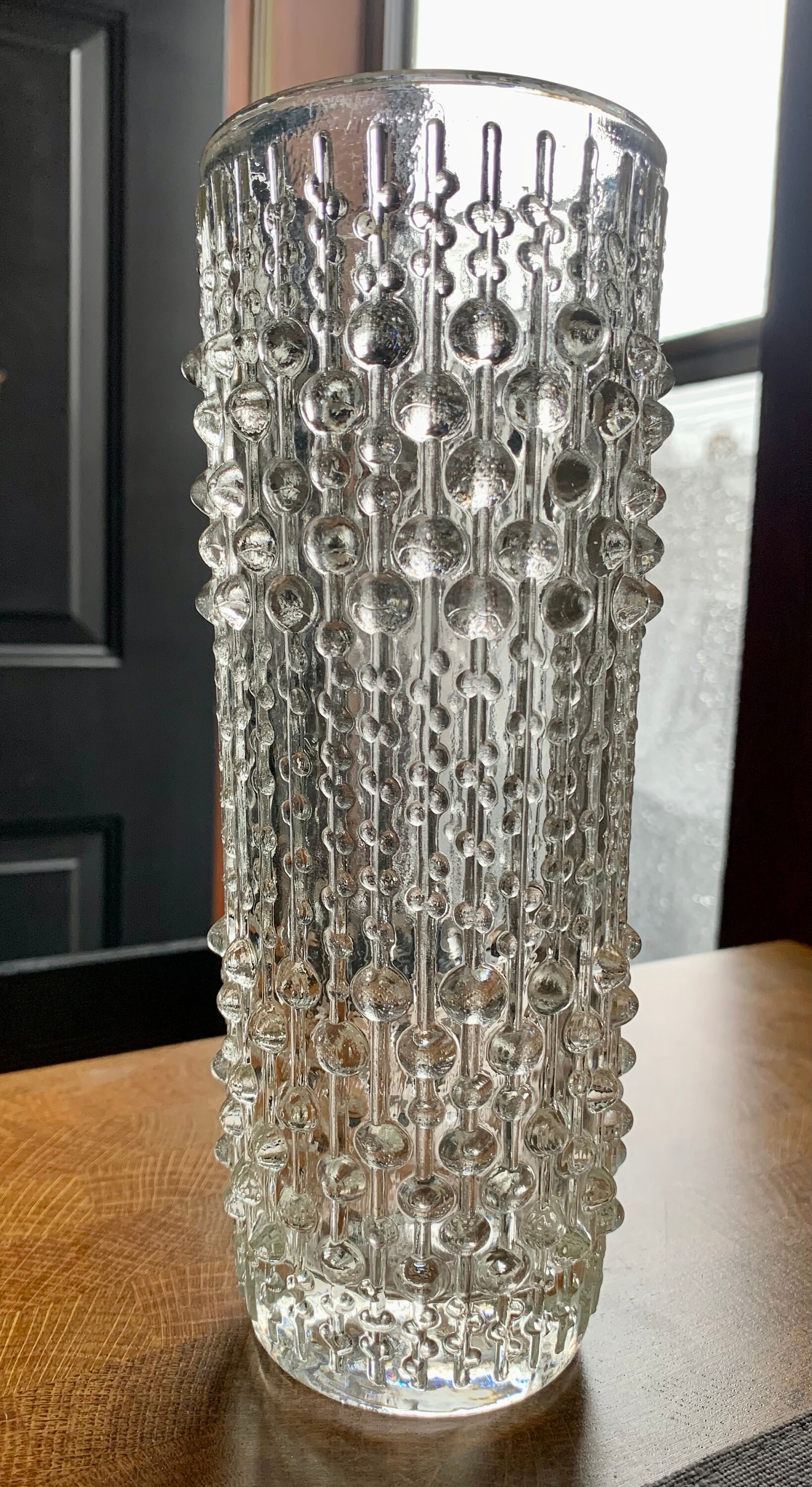 レア チェコ SKLO UNION ヴィンテージ Candle Wax Vase ガラス フラワーベース 1960's Frantisek Peceny 花瓶 置物 オブジェ 93144 レア チェコ SKLO UNION ヴィンテージ Candle Wax Vase ガラス