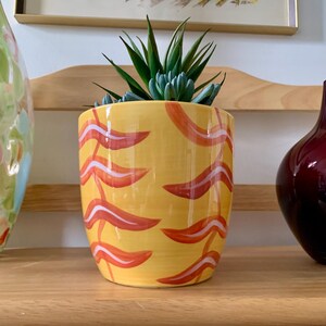 15 plant pot Terracotta Face Planter 15 Inches Face Planter Face Plant Pot