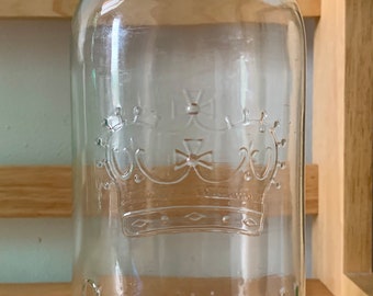 Vintage Ball Wide Mouth Mason Canning Jar With Original Zinc Lid