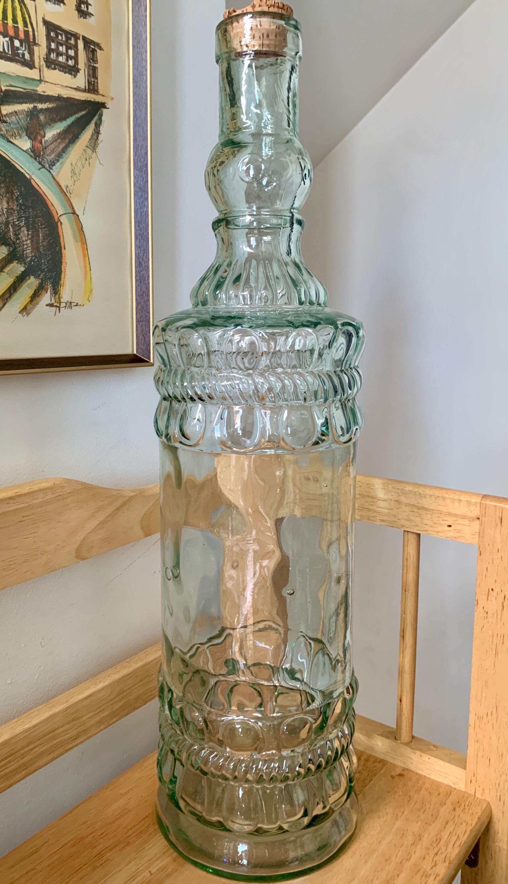 XL 23 3/4”x 6 1/2” LA MEDITERRANEA Recycled Spanish/sea Green