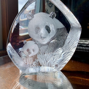 Mats Jonasson Panda - Etsy