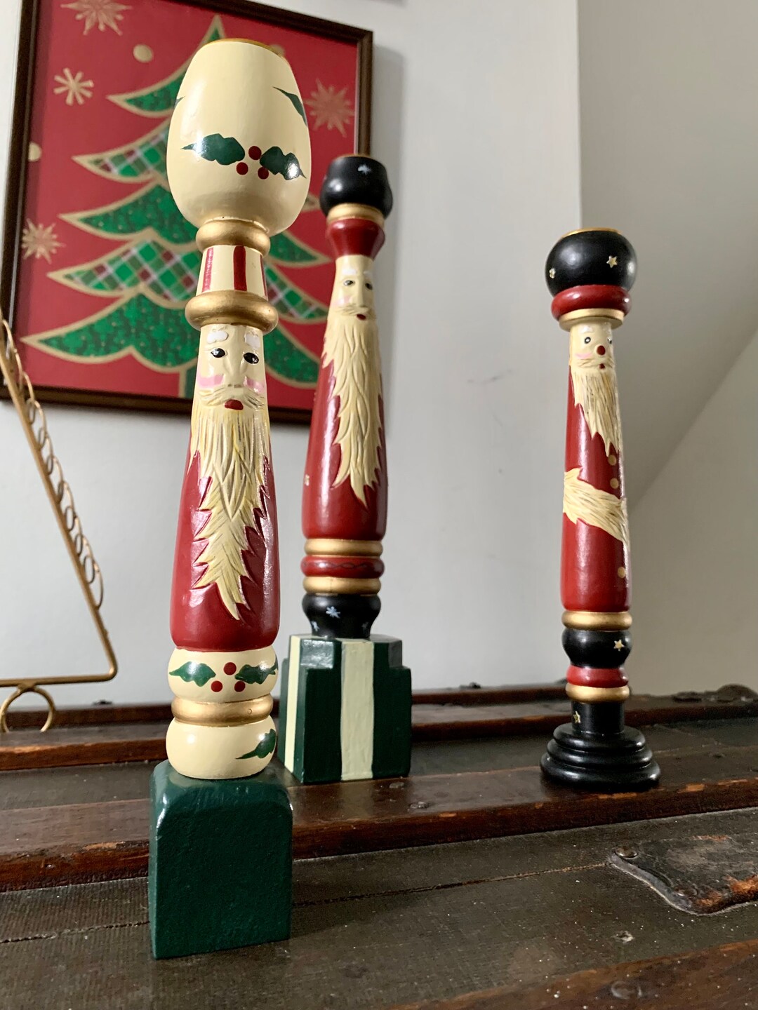 Set of Three HOUSE OF LLOYD Christmas Around the World Wooden