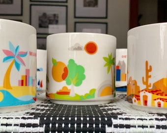 Unused STARBUCKS 14 Floz “you Are Here”ceramic Mug Limited