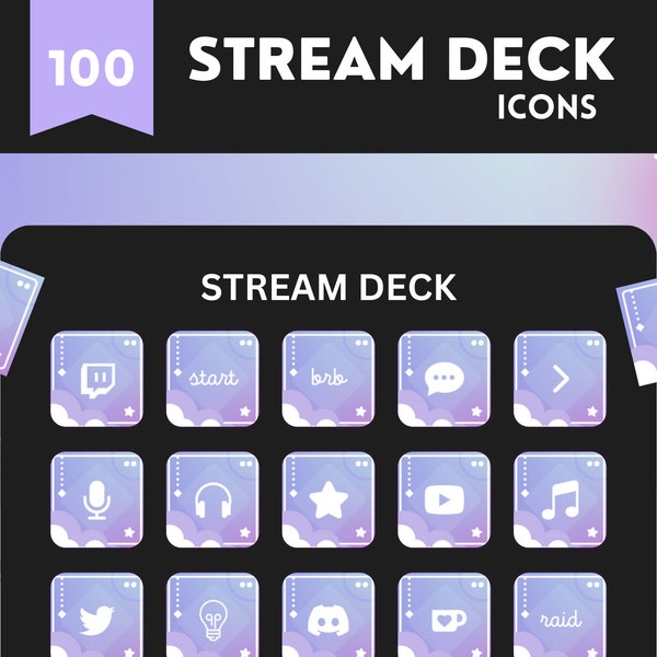 Purple Stream Deck - Etsy