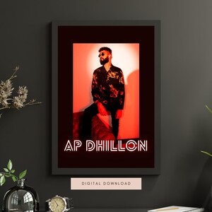 AP Dhillon | Brown Munde | Hip Hop | Rap | Punjabi | Desi Wall Art | Digital Download | Home Decor