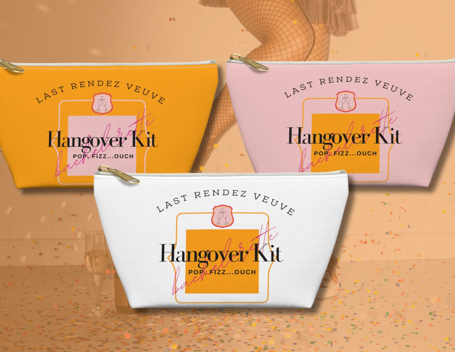 last rendez veuve hangover kit bag