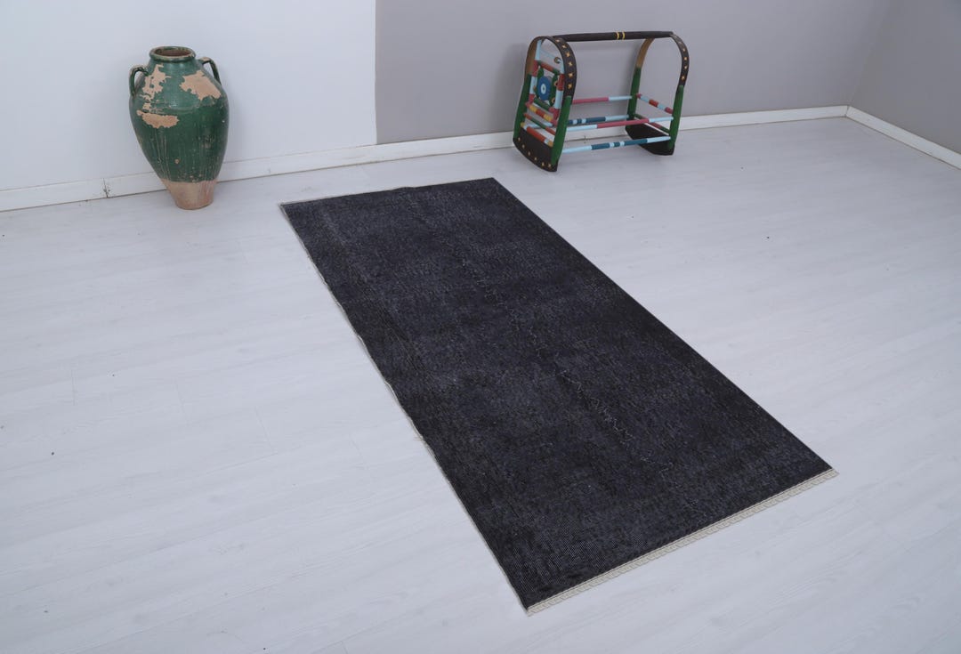 4x7 Vintage Turkish Wool Rug: Neutral Anatolian Handmade Carpet - Etsy