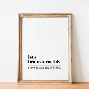 Office Wall Art Sarcastic Office print Decor Home Decor Wall Printable Funny Home Office Decor Digital Download Work From Home Printable