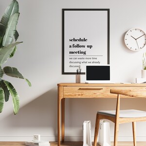 Corporate Wall Art Printable Home Decor Funny Home Office Decor Instant ...