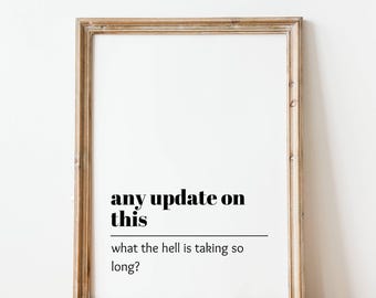 Funny Office Wall Art: Corporate Jokes Printable (Digital Download)