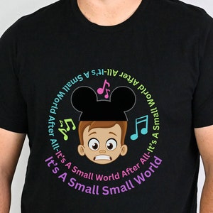 Small World Disney Boy Shirt Small World Shirt, Its A Small World Shirt, Disney Shirt, Disneyland Shirt, Fantasyland, Cute Small World