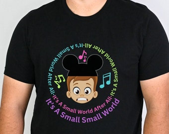 Small World Disney Boy Shirt Small World Shirt, Its A Small World Shirt, Disney Shirt, Disneyland Shirt, Fantasyland, Cute Small World
