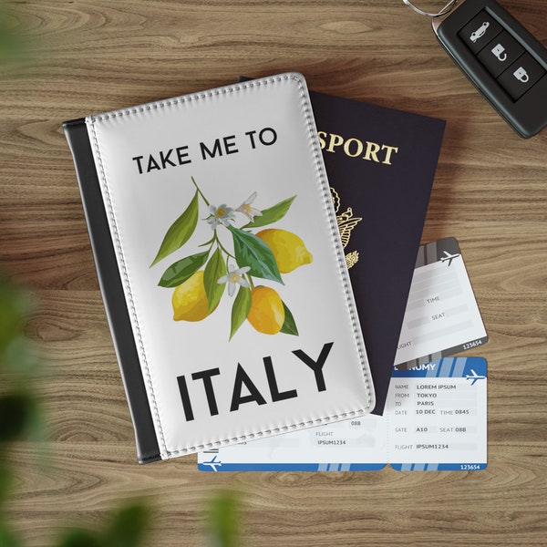 Take Me to Italy Passport Cover