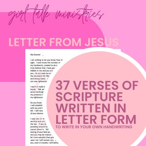¡Una carta de Jesús!