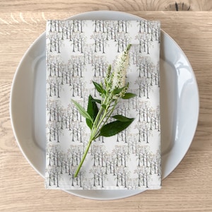 Spring Trees, Unique Napkins, Display them anywhere, uniquely designed spring trees by Lyn Alice, Great Housewarming or Mother&#39;s Day Gift!