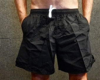 Soccer Shorts, Made in USA, Adult Black, M, L, XL